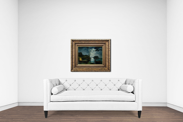 Шульгин Владимир Иванович. Неаполь в лунную ночь (копия с картины С. Щедрина)